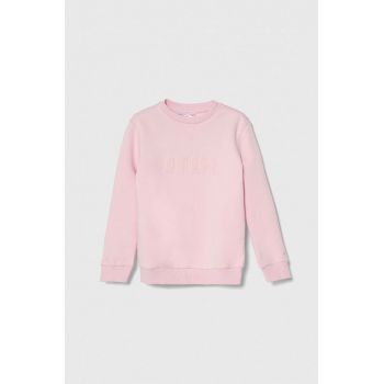 adidas bluza copii culoarea roz, cu imprimeu ieftina