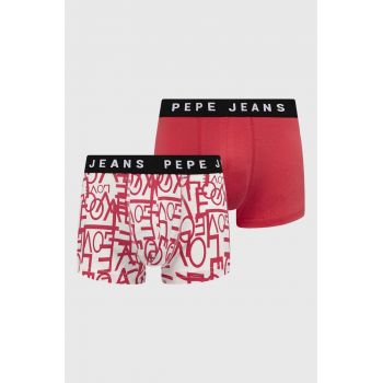 Pepe Jeans boxeri barbati, culoarea roz de firma originali