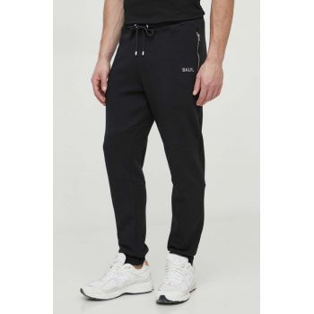 BALR. pantaloni de trening culoarea negru, cu imprimeu