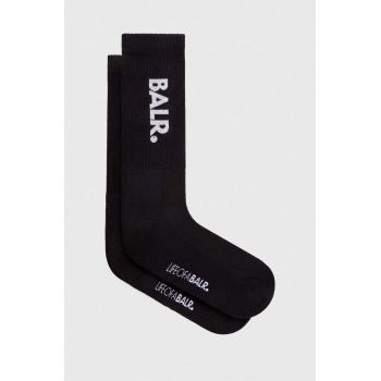 BALR. sosete 2-pack barbati, culoarea negru