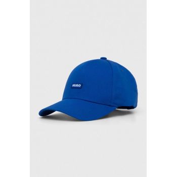 Hugo Blue șapcă de baseball din bumbac cu imprimeu