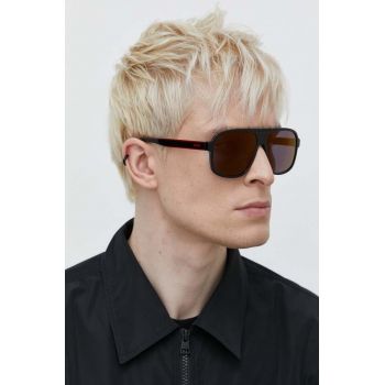 HUGO ochelari de soare barbati, culoarea negru, HG 1296 S