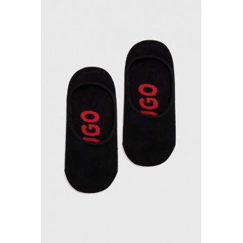 HUGO șosete 2-pack bărbați, culoarea negru 50516411 ieftine