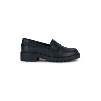 Pantofi loafer uni de piele