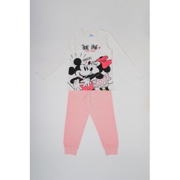 Pijama de bumbac cu Minnie si Mickey