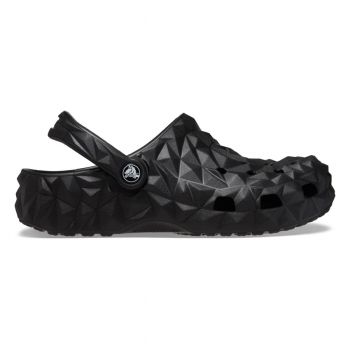 Saboti Crocs Classic Geometric Clog Negru - Black ieftini