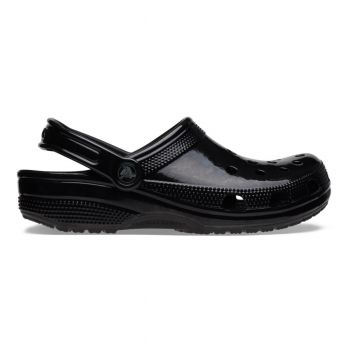 Saboti Crocs Classic High Shine Clog Negru - Black de firma originali