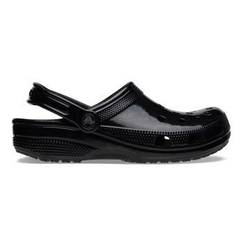 Saboti Crocs Classic High Shine Clog Negru - Black ieftini