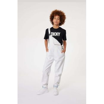 Dkny salopete din denim pentru copii ieftine