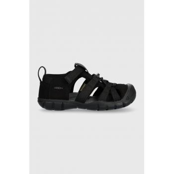 Keen sandale copii SEACAMP II CNX culoarea negru ieftine