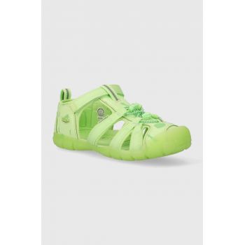 Keen sandale copii SEACAMP II CNX culoarea verde ieftine