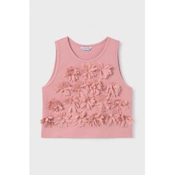 Mayoral bluza copii culoarea roz, cu imprimeu ieftina