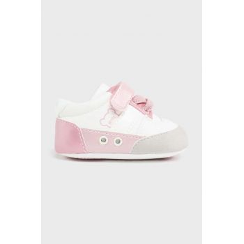 Mayoral Newborn pantofi pentru bebelusi culoarea roz de firma original