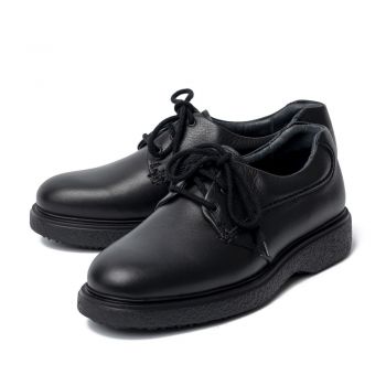 Pantofi din piele naturala 1036 Negru de firma originali