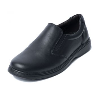 Pantofi din piele naturala 1056 Negru ieftini