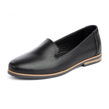 Pantofi piele naturala 311-1 negru
