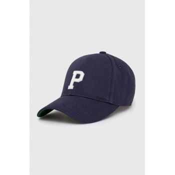 Pepe Jeans șapcă de baseball din bumbac NOAH JR culoarea albastru marin, cu imprimeu ieftina