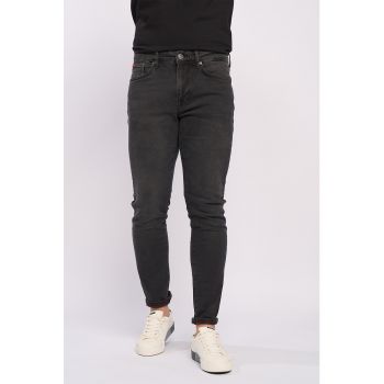 Blugi skinny cu talie medie