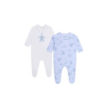 Kenzo Kids salopete din bumbac pentru bebelusi 2-pack