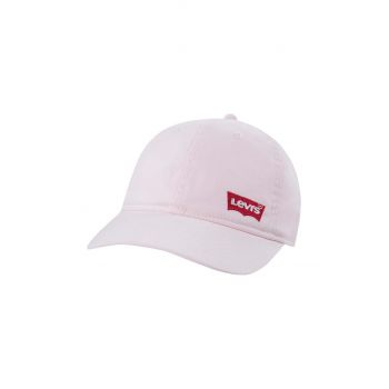 Levi's șapcă din bumbac pentru copii LAN RICHMOND BATWING CURVE BRI culoarea roz, cu imprimeu ieftina