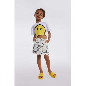 Marc Jacobs fusta din bumbac pentru copii culoarea bej, mini, drept de firma originala
