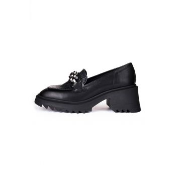 Pantofi loafer cu toc masiv Zoya