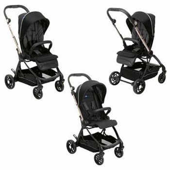 Carucior cu 2 sezuturi Chicco One4Ever GreenGem verde nastere 22Kg