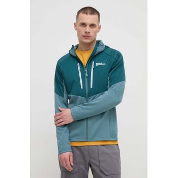 Jack Wolfskin geaca sport Alpgrat Pro Ins Fz culoarea verde