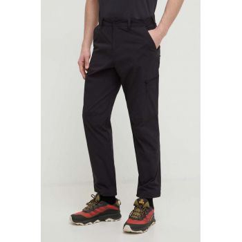 Jack Wolfskin pantaloni de exterior Wanderthirst culoarea negru