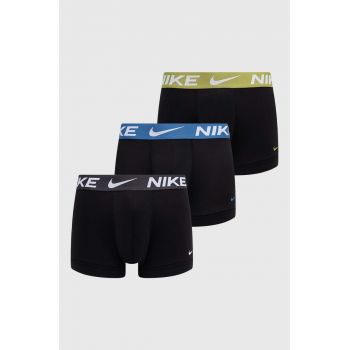 Nike boxeri 3-pack barbati, culoarea negru