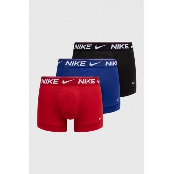 Nike boxeri 3-pack barbati, culoarea rosu