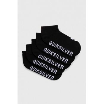 Quiksilver sosete 5-pack barbati, culoarea negru ieftine