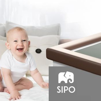 Rola protectie din spuma groasa Sipo Baby Safety pentru colturi mobilier 2 metri maro de firma originala