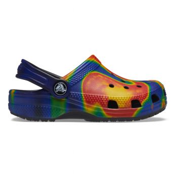 Saboti Crocs Classic Classic Solarized Clog Kids Multicolor - Navy/Black ieftini