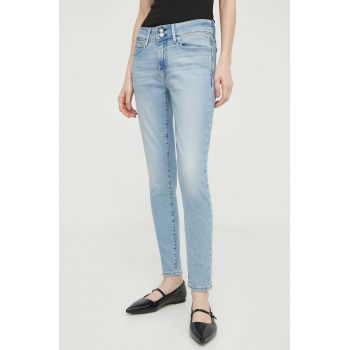 Levi's jeansi 711 DOUBLE BUTTON femei