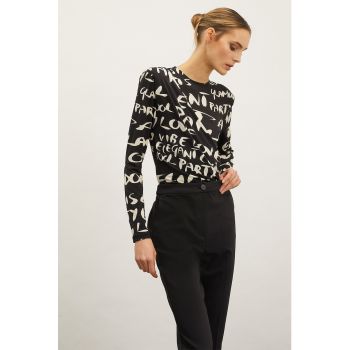 Bluza-body cu umeri intariti