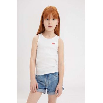 Levi's top copii culoarea alb