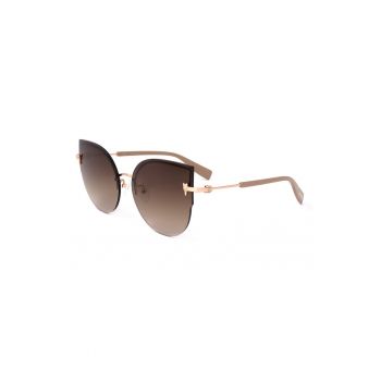 Ochelari de soare cat-eye cu lentile in degrade la reducere