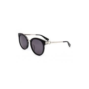 Ochelari de soare cat-eye cu lentile uni