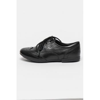 Pantofi brogue de piele Plie