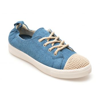 Pantofi casual GRYXX albastri, 23812, din material textil ieftina