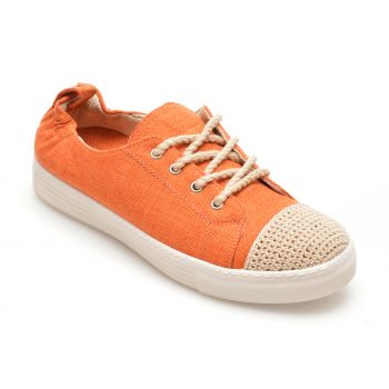 Pantofi casual GRYXX portocalii, 23812, din material textil ieftina