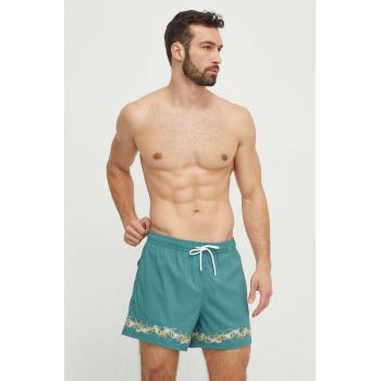 Abercrombie & Fitch pantaloni scurti de baie culoarea verde ieftin