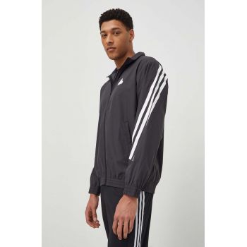 adidas bluză bărbați, culoarea negru, uni IN3316