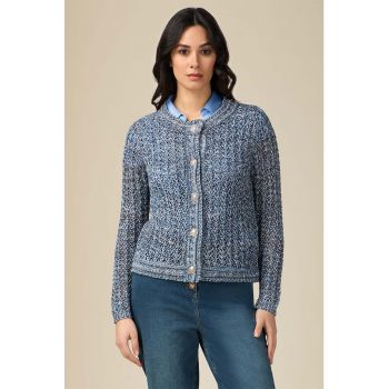 Cardigan cu aspect stralucitor