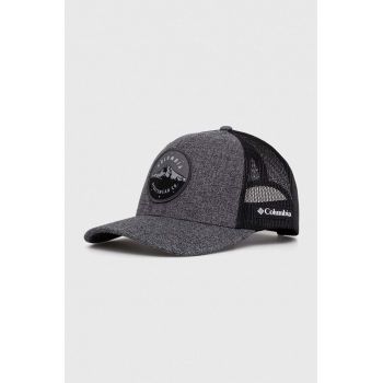 Columbia șapcă de baseball culoarea gri, cu imprimeu ieftina
