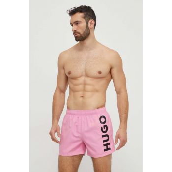 HUGO pantaloni scurți de baie culoarea roz 50513980