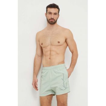 Karl Kani pantaloni scurti de baie culoarea verde ieftin