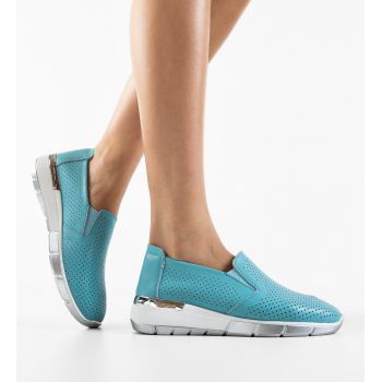 Pantofi Casual Pufine Turcoaz