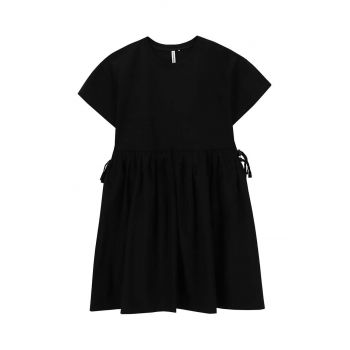 Coccodrillo rochie fete culoarea negru, mini, drept